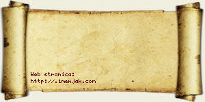 Josif Pljakić vizit kartica